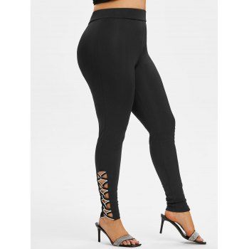 Image of Plus Size Crisscross Skinny Pants