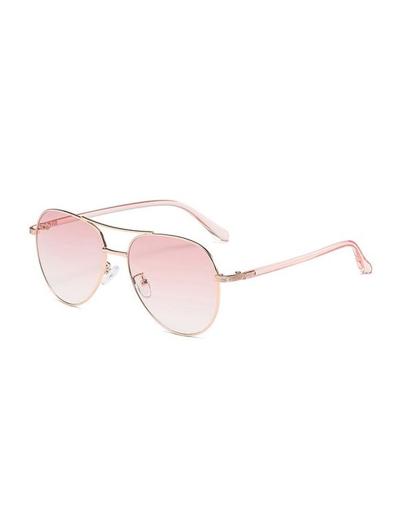 Lunettes de Soleil en Couleur Ombrée - Rose Cochon 