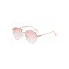 Lunettes de Soleil en Couleur Ombrée - Rose Cochon 