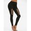 Legging Gothique avec Rivet Détaillé à Lacets - Noir M