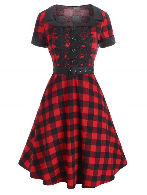 red tartan dress ladies