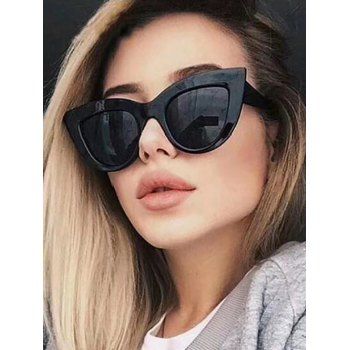 

Retro Wide Rim UV Protection Sunglasses, Black