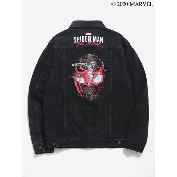 spiderman jean jacket
