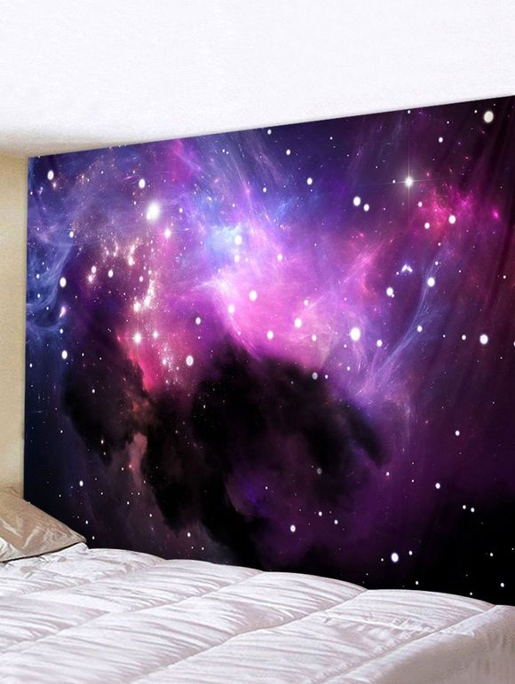 Tapisserie Murale Décorative Pendante Motif Galaxie - multicolor W91 X L71 INCH
