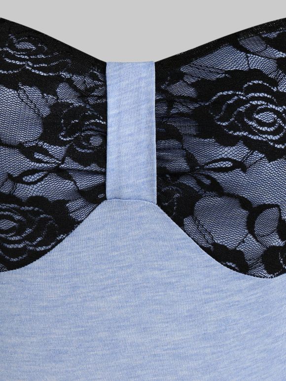 Robe Ligne A à Imprimé Papillon à Taille Haute 2 en 1 - multicolor A M