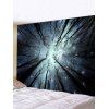 Tapisserie Murale Imperméable 3D Etoile Arbre Imprimés - multicolor W91 X L71 INCH