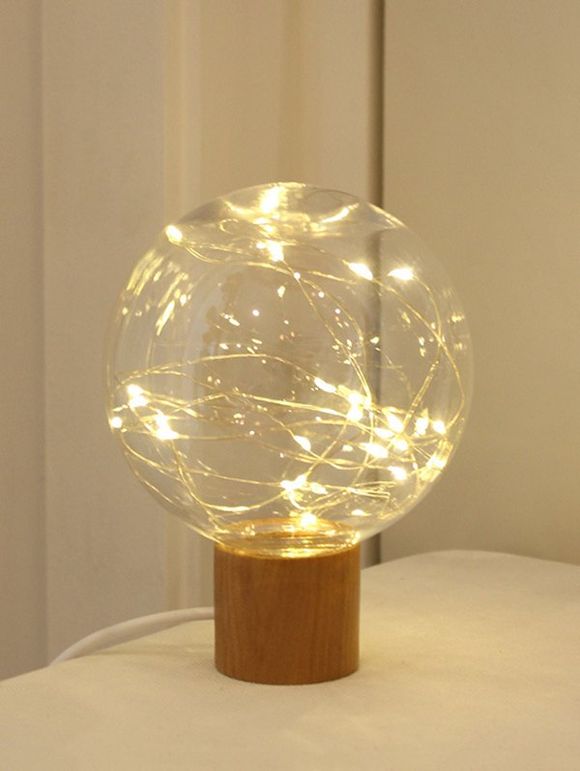 Guirlande Lumineuse en Bois à Lacets Décor de Maison - d'or 