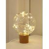 Guirlande Lumineuse en Bois à Lacets Décor de Maison - d'or 