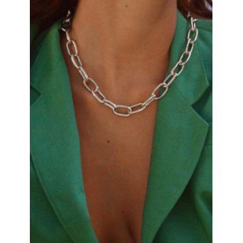 Chunky Chain Collarbone Necklace