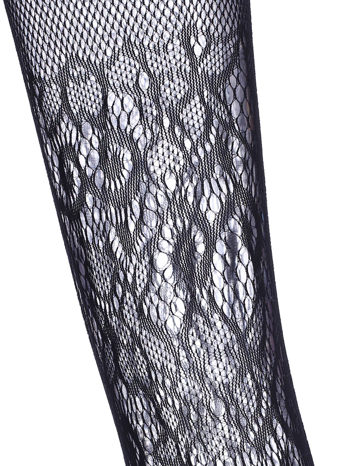 [24% OFF] 2020 Plus Size See Thru Lace Fishnet Bodystockings In BLACK ...