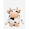 Mini Sac à Bandoulière Vache Mignon en Peluche - Blanc 