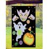 Jeu de Lancer Suspendu en Feutre Citrouille Imprimée pour Extérieur d'Halloween avec 3 Sacs - multicolor C 