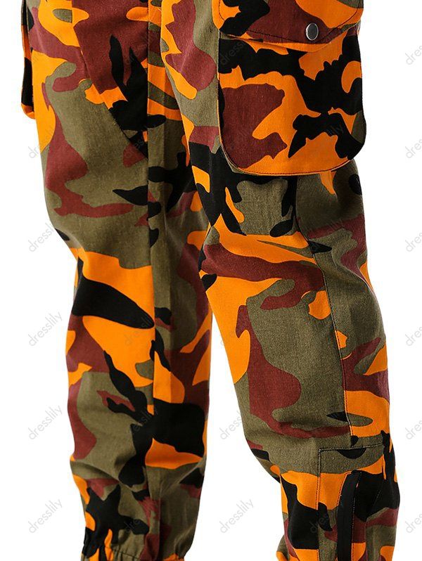 camo drawstring pants