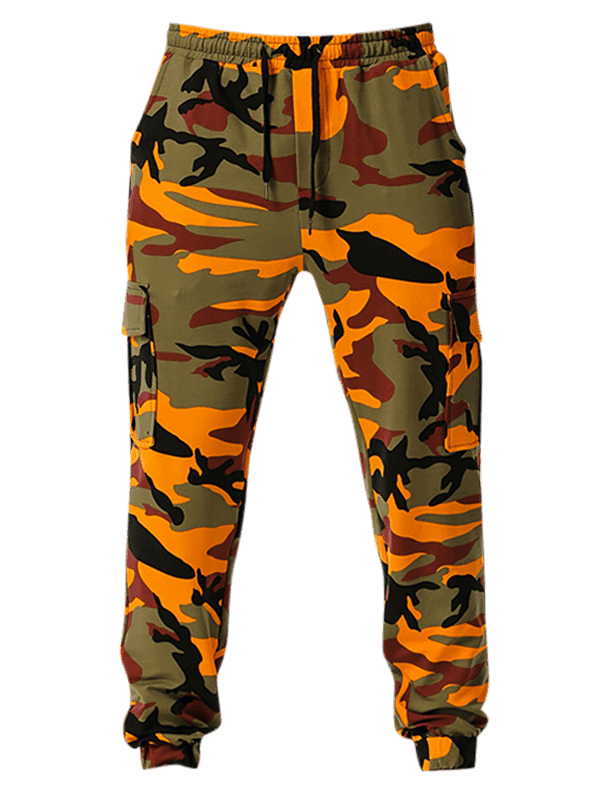  35 OFF 2022 Pantalon  De Jgging Cargo  Camouflage  Imprim  