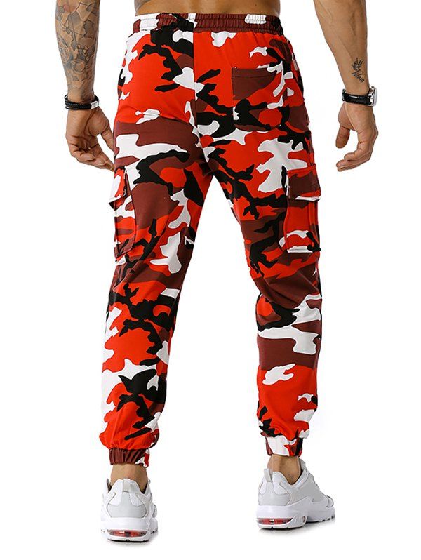 camo cargo jogger pants