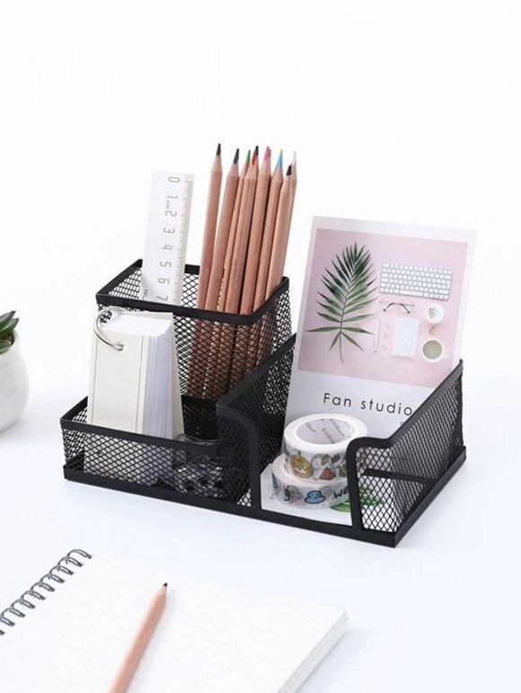 Stylo de Rangement Affaires de Bureau - Noir 