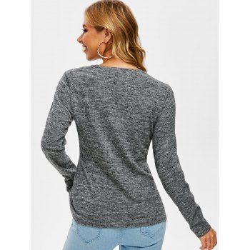 Cable Knit Heathered Knitwear