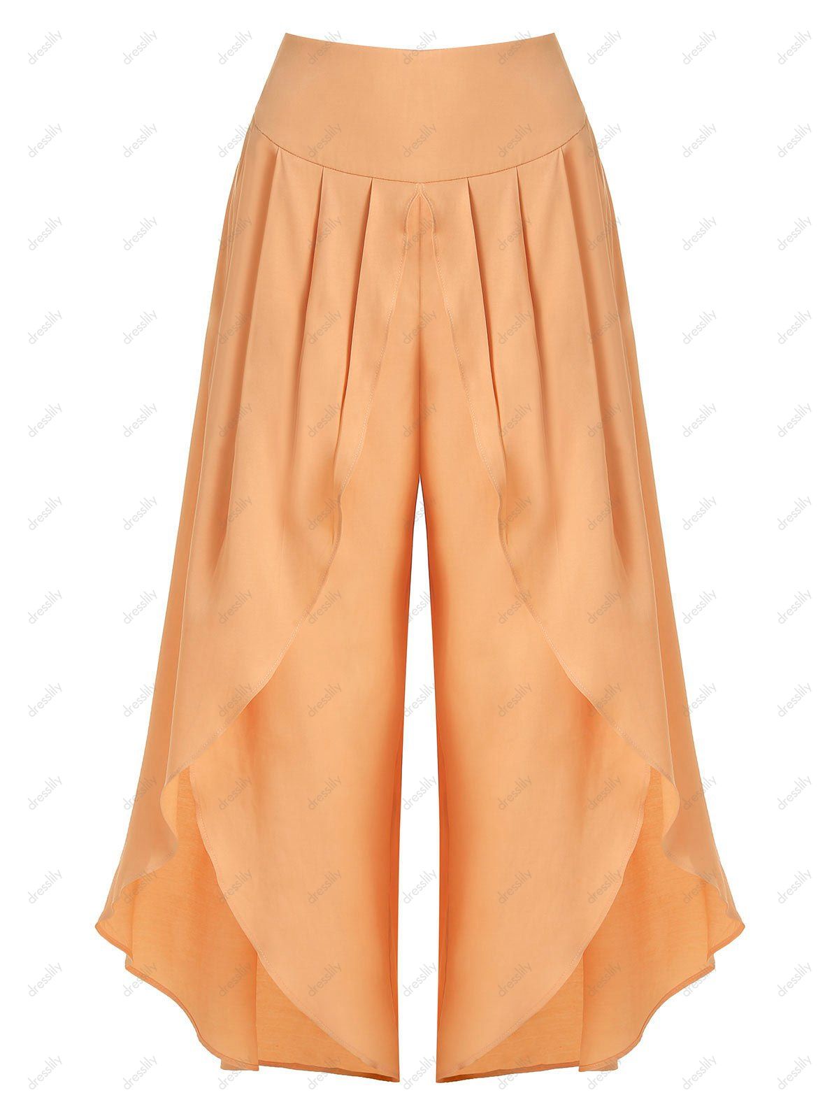 palazzo pants with pleats