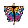 Cape Ailes de Papillon en Dégradé de Couleurs pour Fête d'Halloween - multicolor E 168*135CM