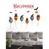 Ensemble Autocollant d'Halloween Mural Citrouille et Ballon Imprimés - multicolor A 30X90X2