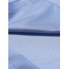 Chemise Simple Boutonnée avec Double Poches à Rabat - Bleu gris S