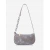 Sac à Bandoulière Rétro Teinté avec Chaîne - Gris 