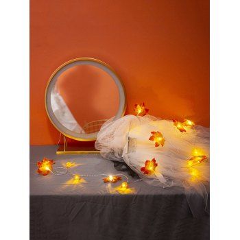 

Maple Pumpkin Shape LED Home Decor String Lights, Multicolor a