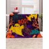 Couverture Multifonctionnelle Motif d'Araignée et de Fantôme pour Halloween - multicolor W31.5 X L47 INCH