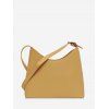 Sac à Bandoulière Seau Simple en Cuir - Cassonade 