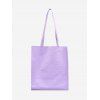 Sac Fourre-tout Rétro Rectangle Texturé - Mauve 