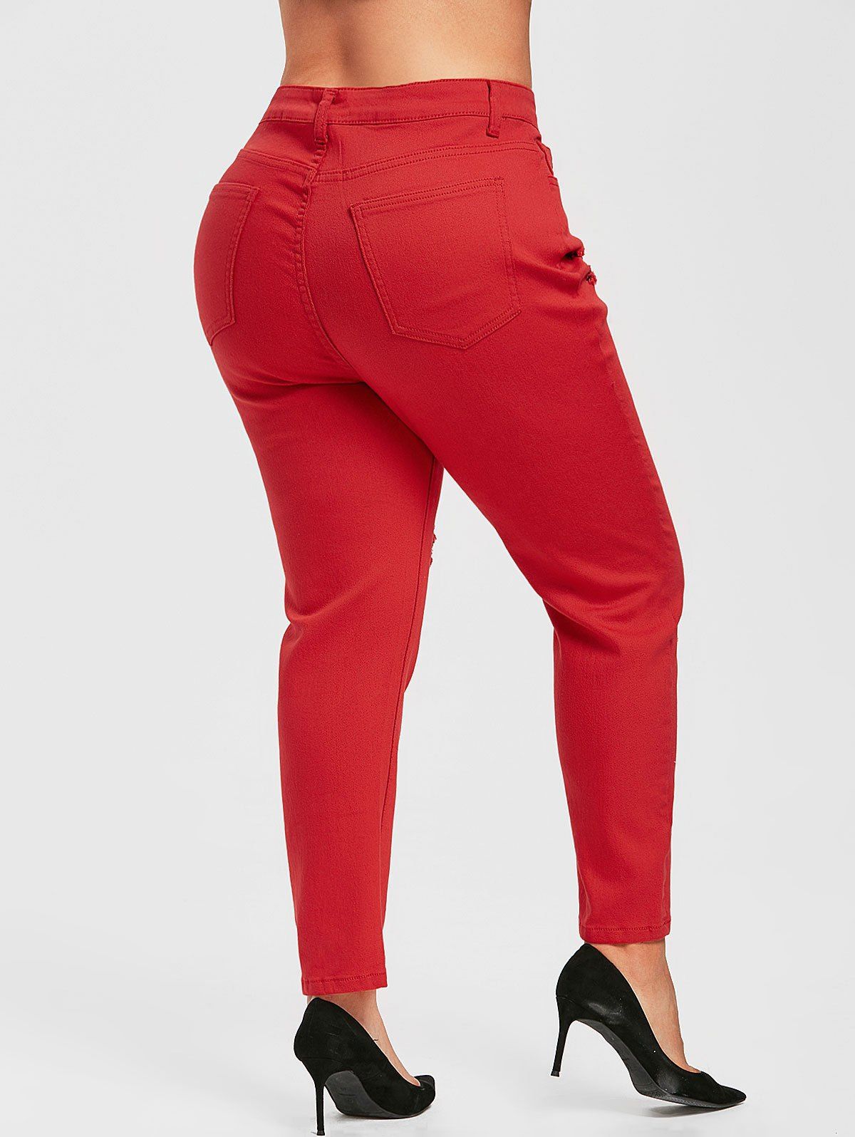 plus size skinny cargo pants