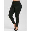 Jean Moulant Coloré à Taille Haute - Noir 3XL