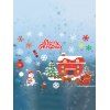Ensemble d'Autocollant Mural Cerf de Noël et Flocon de Neige Imprimés - multicolor A 37*50*2
