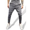 Pantalon de Travail Décontracté avec Chaîne Détaillé - Gris S