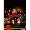 Ensemble de Fenêtre Cerf et Père Noël Imprimés - multicolor A 30*90*2