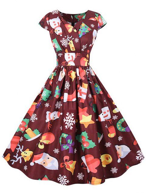 robe vintage cerise