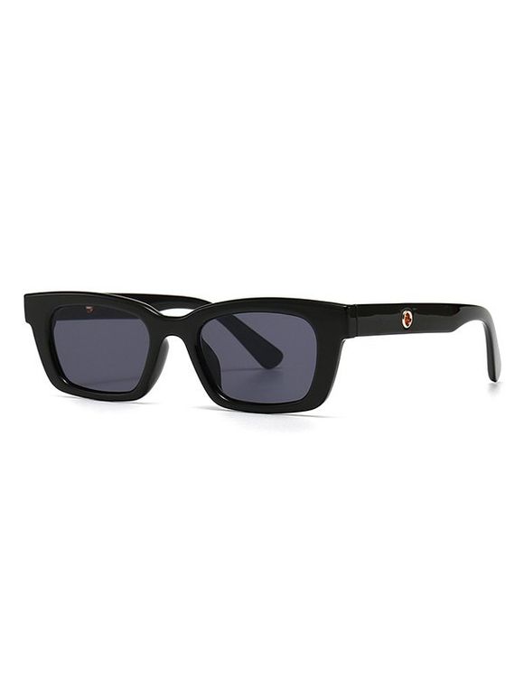 Lunettes de Soleil Vintages Evidées Papillon - Noir 