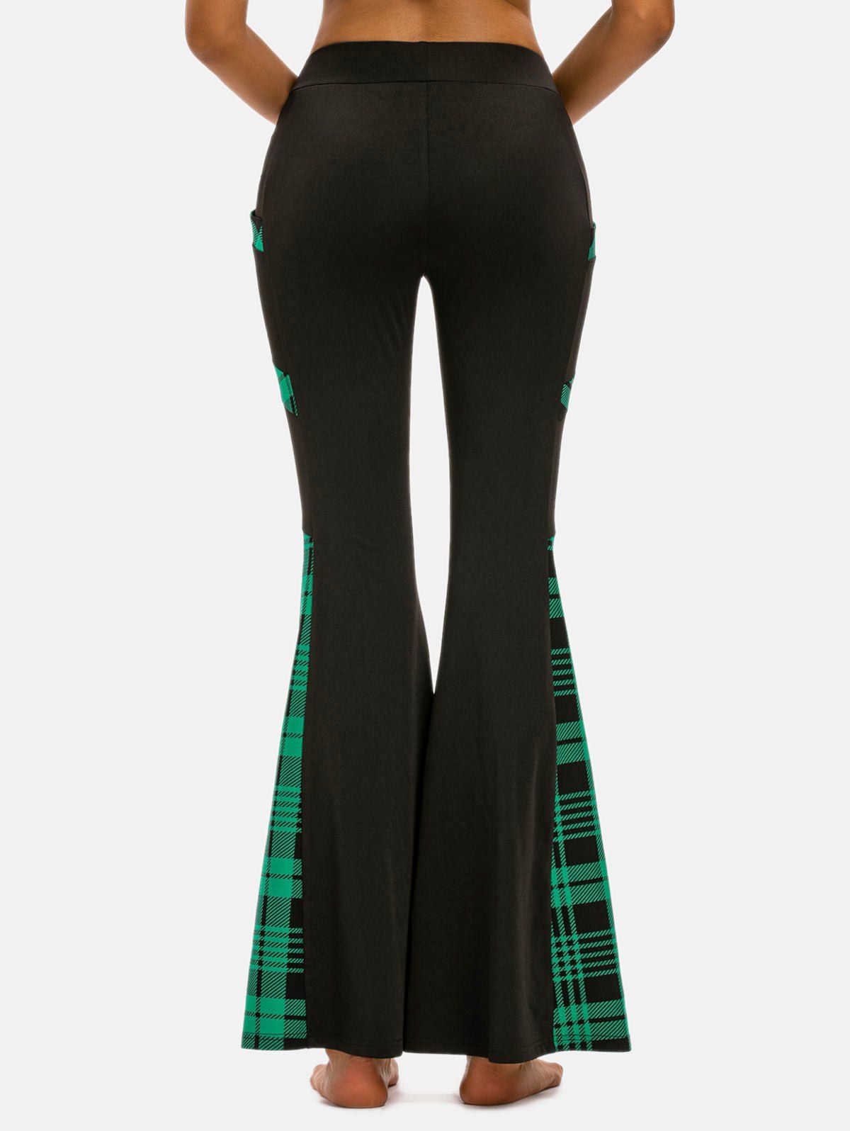 buffalo plaid bell bottoms