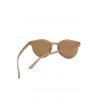 Retro UV Protection Round Sunglasses - SEPIA 