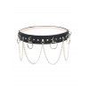Ceinture Chaîne Style Punk avec Rivet - Noir 