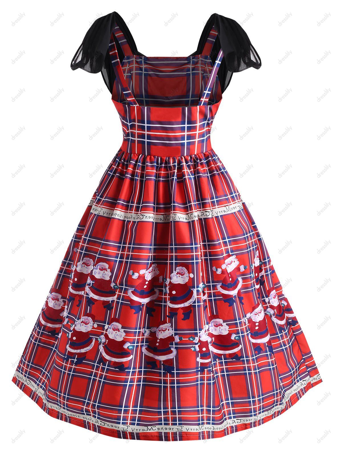 Plaid Christmas Dress 