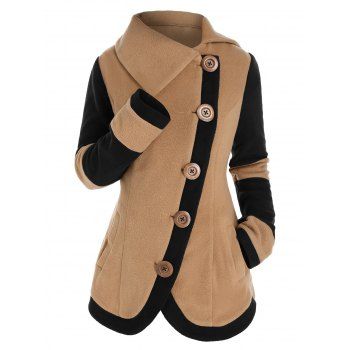 

Two Tone Fleece Jacket, Wood