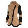 Veste Bicolore en Laine - Bois L