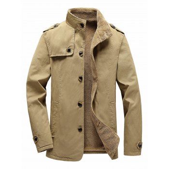Button Up Fleece Jacket