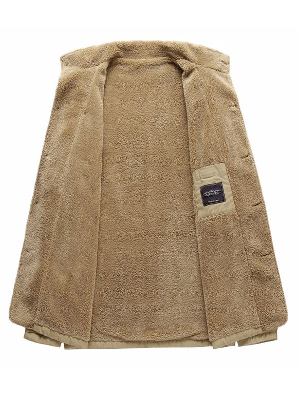 Veste Boutonnée en Laine - Jaune clair S