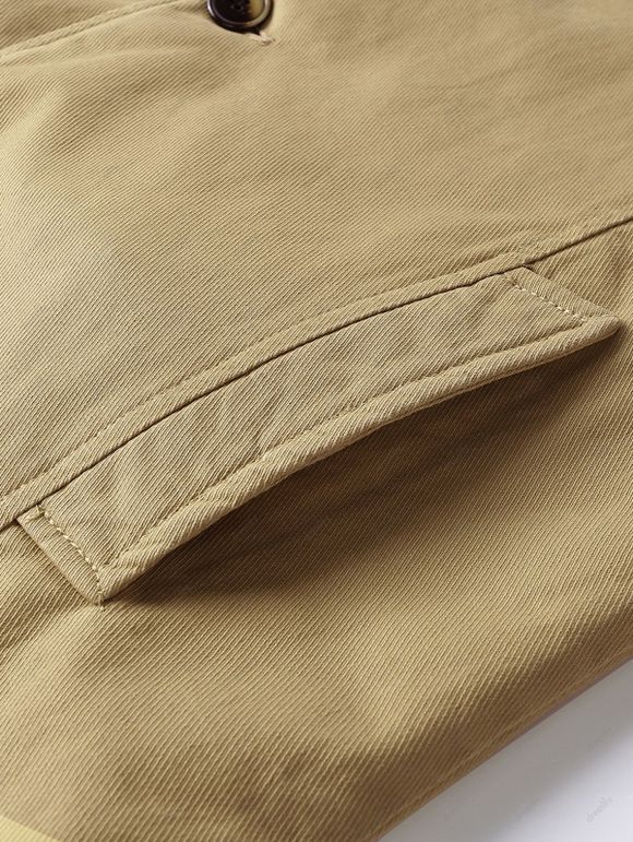 Veste Boutonnée en Laine - Jaune clair S