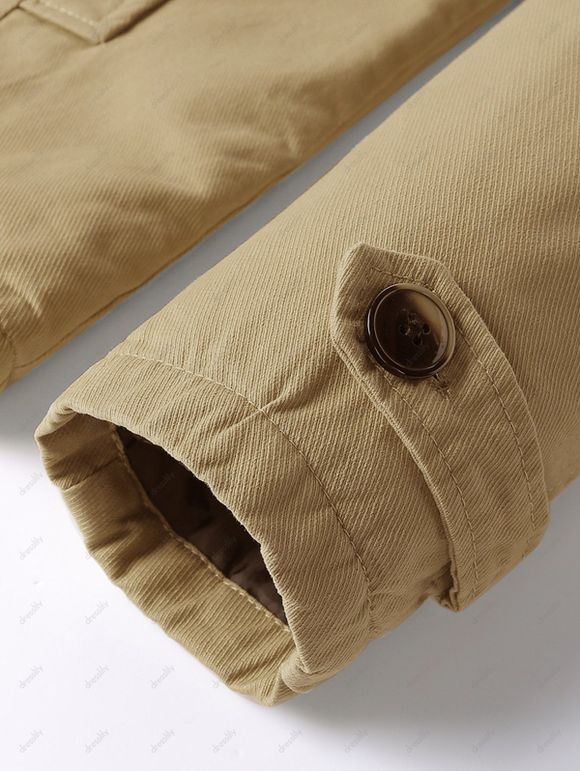 Veste Boutonnée en Laine - Jaune clair S