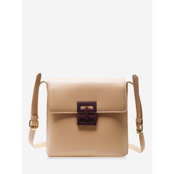 

Hollow Geo Square Cover Crossbody Bag, Khaki