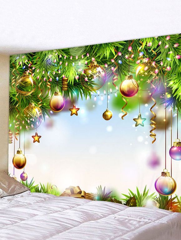 Tapisserie Décoration Murale Pendante de Noël Motif de Cadeau - multicolor W59 X L51 INCH