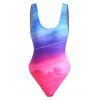 Maillot de Bain Teinté Ombré Une-Pièce - multicolor S